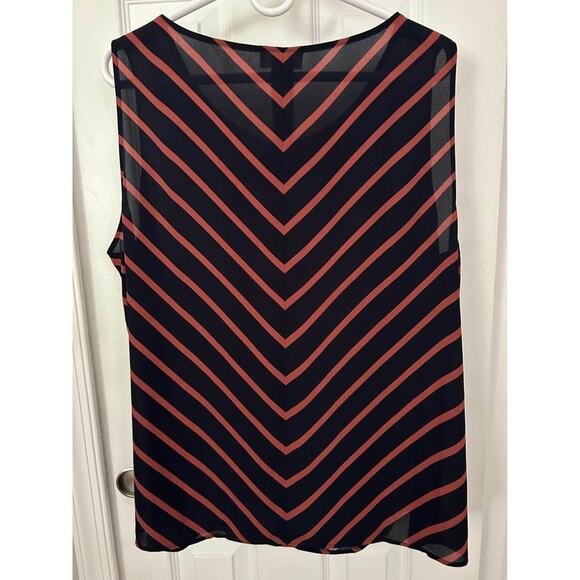 Ladies Striped “Loft” Top(XL)" - Picture 2 of 3
